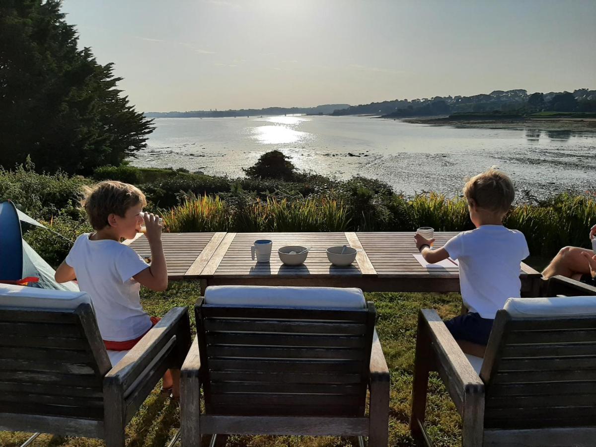 Ker Helen - Maison Familiale Vue Mer Landeda Bagian luar foto