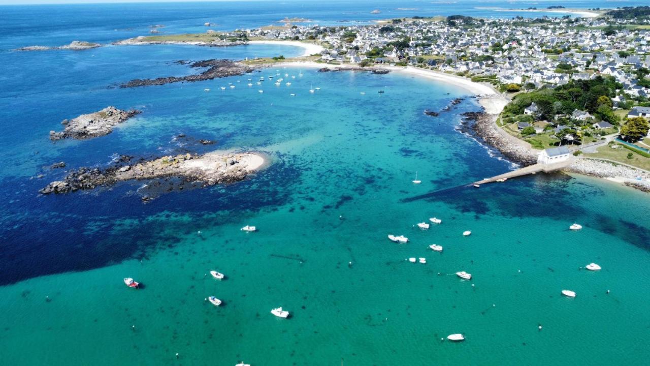 Ker Helen - Maison Familiale Vue Mer Landeda Bagian luar foto