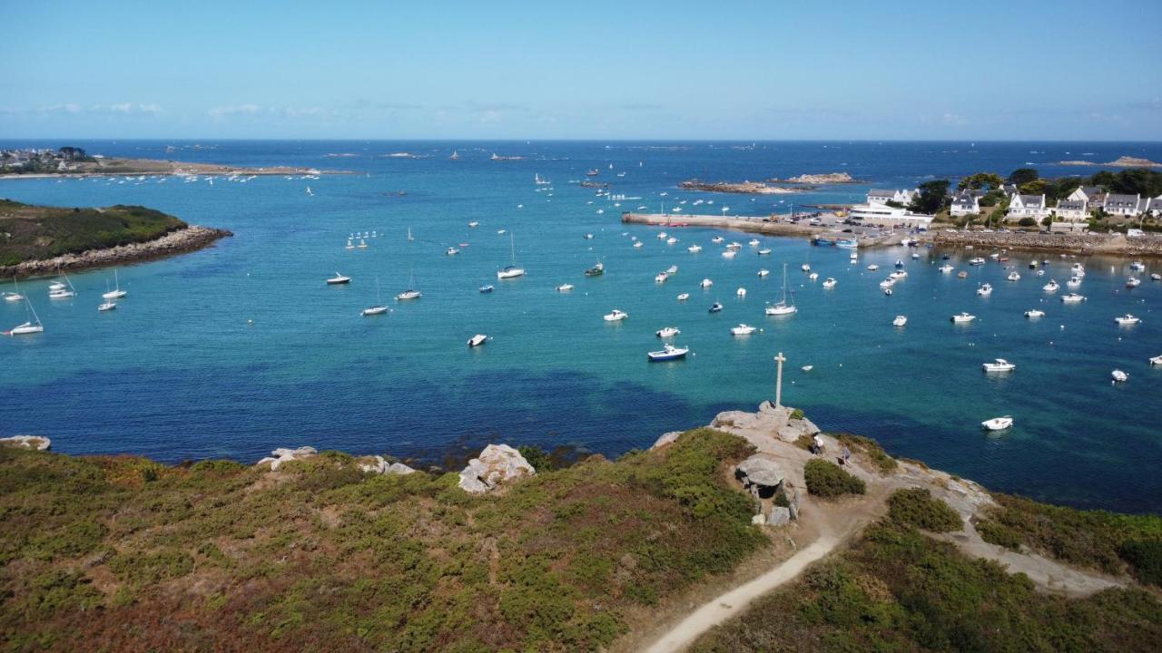 Ker Helen - Maison Familiale Vue Mer Landeda Bagian luar foto