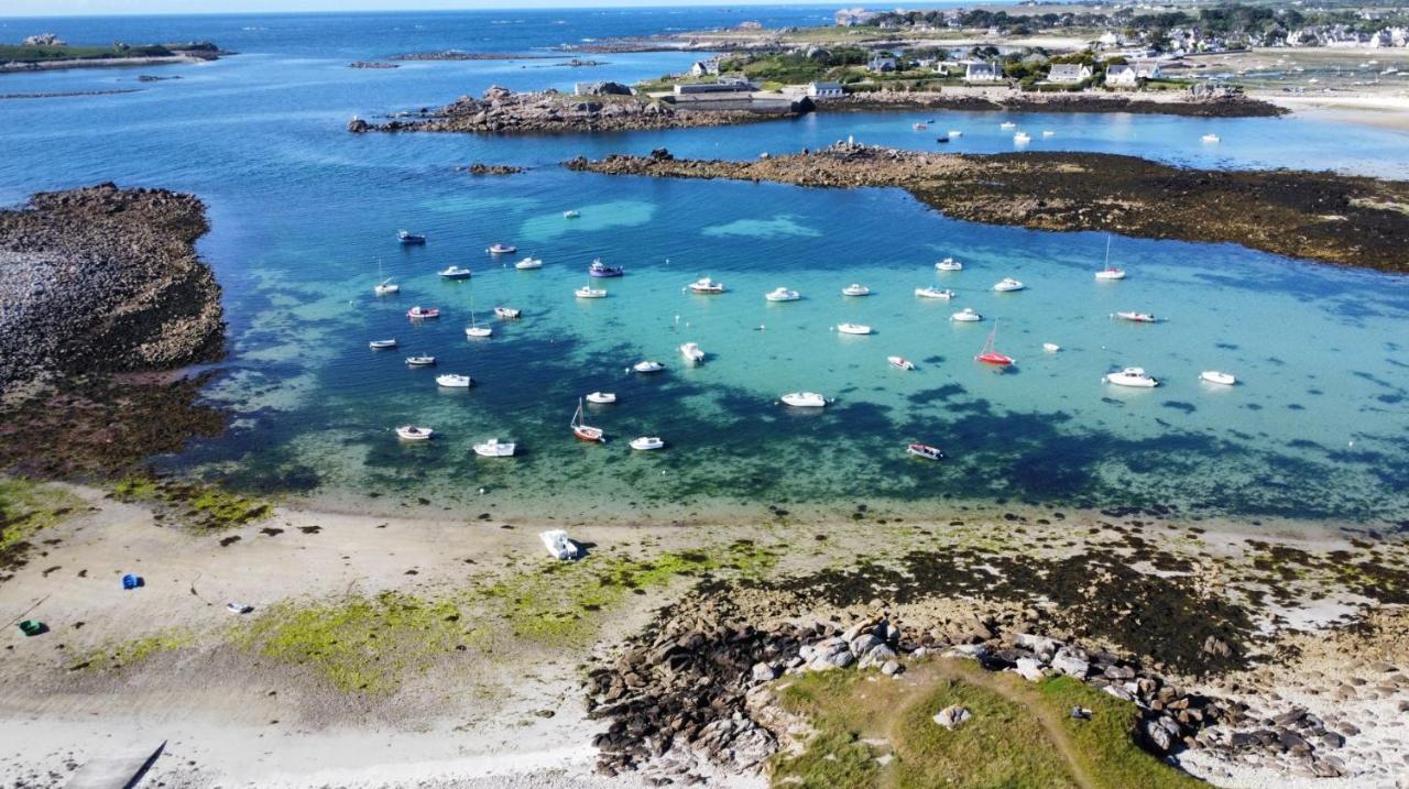 Ker Helen - Maison Familiale Vue Mer Landeda Bagian luar foto