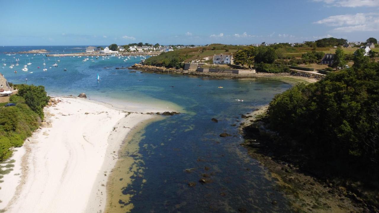Ker Helen - Maison Familiale Vue Mer Landeda Bagian luar foto